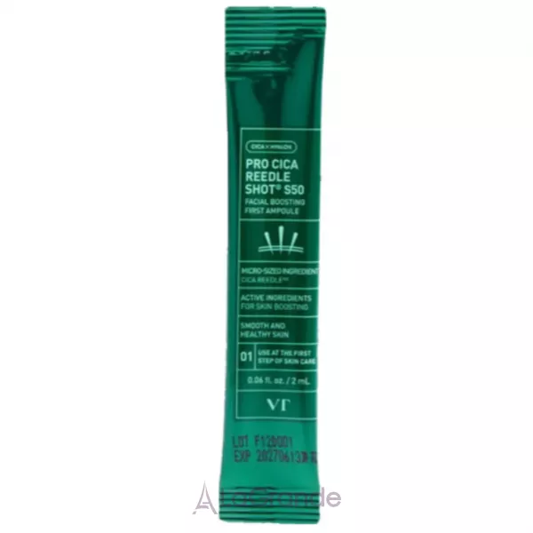 VT Cosmetics Reedle Shot S50 Pro Cica Facial Boosting Ampoule ��������� � ��������� S50 ��� ���������� ���� ����