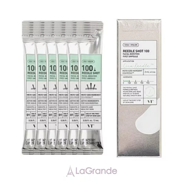 VT Cosmetics Reedle Shot 100 Facial Boosting First Ampoule ���������-������ � ����������� ��� ������� ���