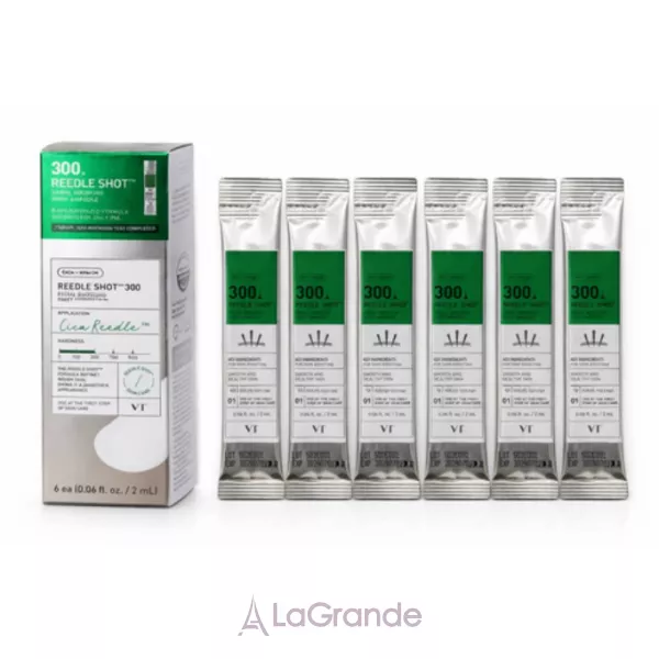 VT Cosmetics  Reedle Shot 300 Facial Boosting Ampoule ����������������� ��������� �� ��������� 300 ��� ������� ������� � ������� ���