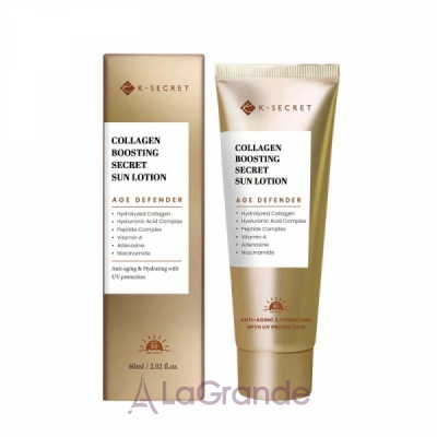 K-Secret Collagen Boosting Secret Sun Lotion SPF 50+ PA++++ �������������� ������ ��� ���� � ����������