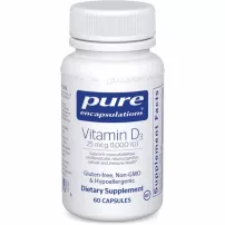 Pure Encapsulations Vitamin D3 1000 IU ����������� ������� "������� �3", 1000 ��