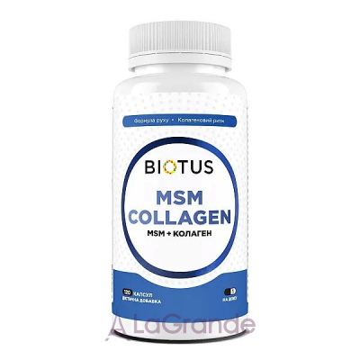 Biotus MSM + Collagen ������� ������� MSM + ������� � ��������