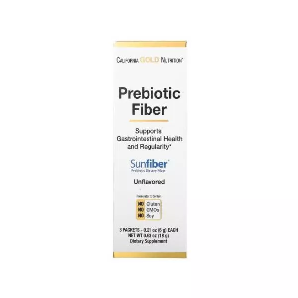 �ֲ��� California Gold Nutrition Prebiotic Fiber Unflavored ���������� ��������� (3 �������� �� 6 �)