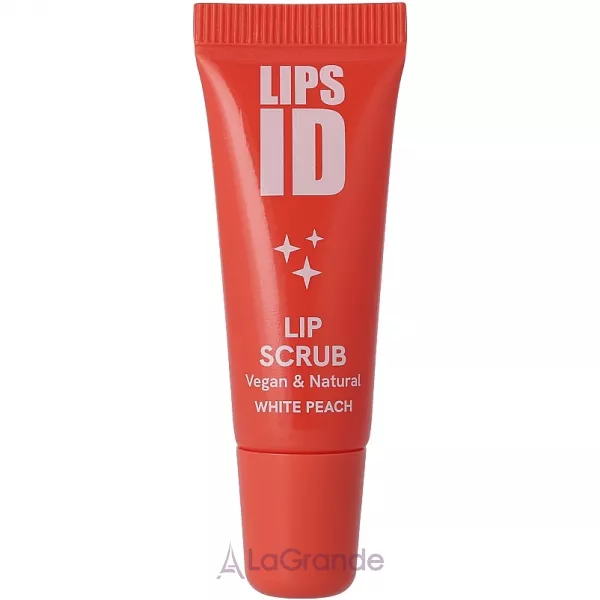LIPS ID Lip Scrub Vegan & Natural White Peach �����-������� ��� ��� 