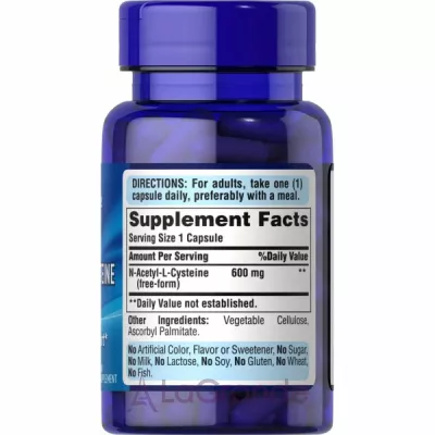 Puritan's Pride NAC N-Acetyl Cysteine 600 mg ĳ������ ������� 
