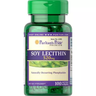 Puritan's Pride Soy Lecithin 520 mg ����������� ������� 