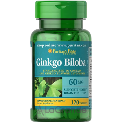 Puritan's Pride Ginkgo Biloba 60 mg ����������� ������� 