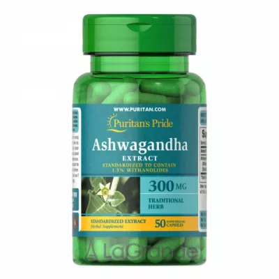 Puritan's Pride Ashwagandha Standardized Extract 300 mg ����������� ������� 