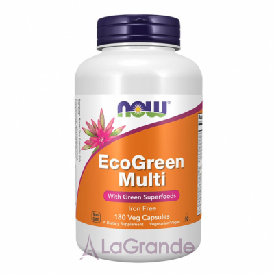 Now Foods EcoGreen Multi Iron Free ������������ ��� �����