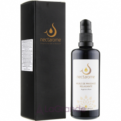 Nectarome Huile De Massage Relaxante Argane Et Rose ����� ��������� ������������� 