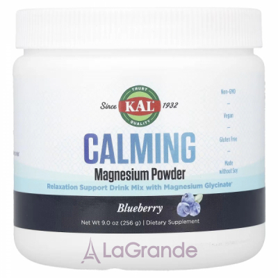 KAL Calming Magnesium Powder Blueberry ĳ������ ������� ��� �������� ������� 