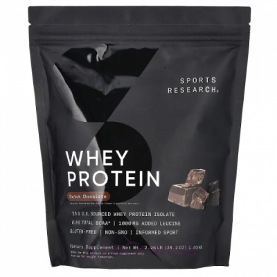 Sports Research Whey Protein Dutch Chocolate ������������ ������� 