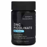 Sports Research Zinc Picolinate High Potency 50 mg ����������� ������� "��������� ����� ������� �������������", 50 ��