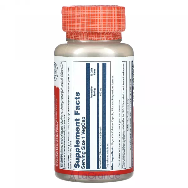 Solaray Red Yeast Rice 600 mg ����������� ������� 