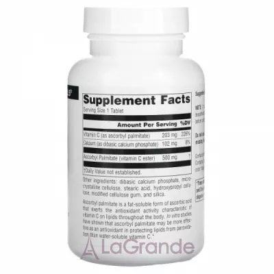 Source Naturals Ascorbyl Palmitate 500 mg ĳ������ ������� 