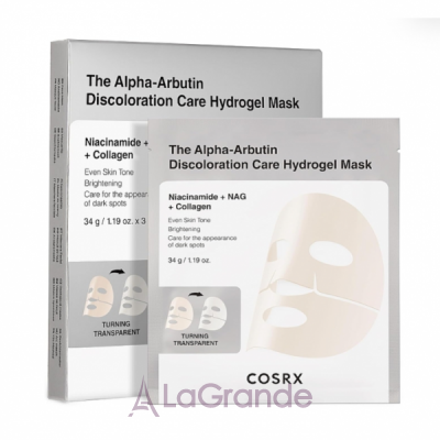Cosrx The Alpha-Arbutin Discoloration Care Hydrogel Mask ó��������� ����� � �����-��������� ����� ����������