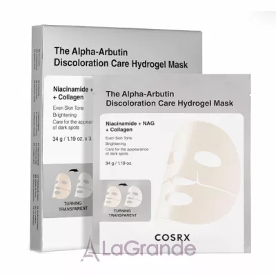 Cosrx The Alpha-Arbutin Discoloration Care Hydrogel Mask ó��������� ����� � �����-��������� ����� ����������