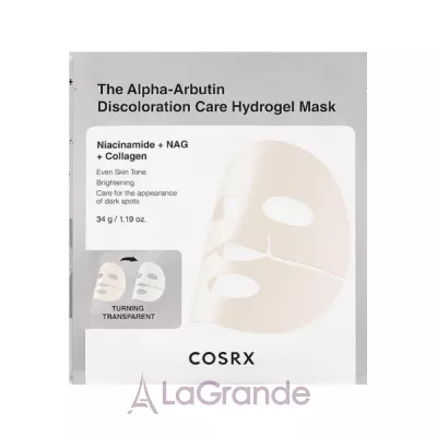 Cosrx The Alpha-Arbutin Discoloration Care Hydrogel Mask ó��������� ����� � �����-��������� ����� ����������