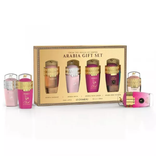 Le Chameau Arabia Gift Set For Women ���������� ������� ����� �������� ������������� ��� (Arabia Madame 25 �� +Arabia Haya 25 �� + Arabia Haya Crush 25 �� + Arabia Bon Voyage 25 ��)