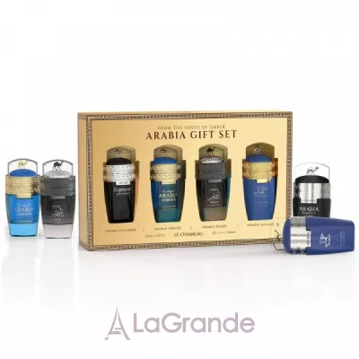 Le Chameau Arabia Gift Set For Men ������������ �������� ���� ������� ������������ ��� (Arabia Explorer 25 �� + Arabia Heroes 25 �� + Arabia Naser 25 �� + Arabia Hamad 25 ��)