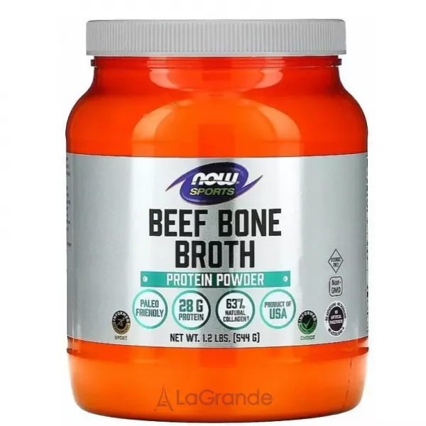 Now Foods Sports Beef Bone Broth Protein Powder ������� ��������� ��������� ��������