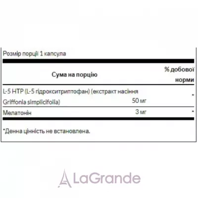 Swanson 5-HTP + Melatonin ����������� ������� 
