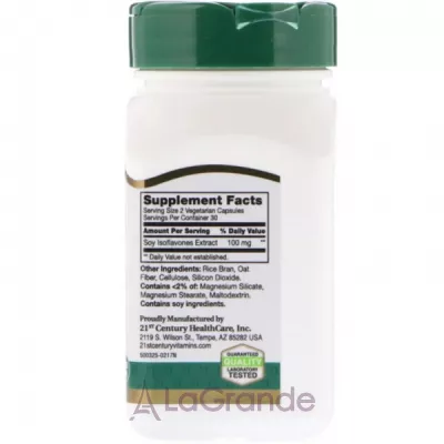 21st Century Standardized  Soy Isoflavones Extract ����������� ������� 