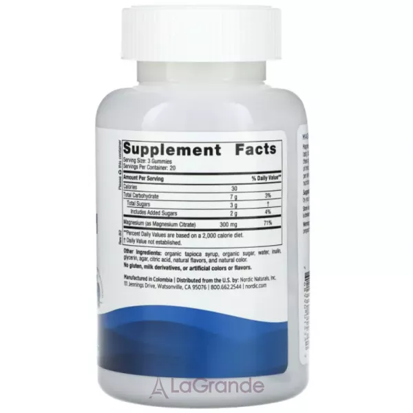 Nordic Naturals Magnesium 300 mg ����������� ������� 