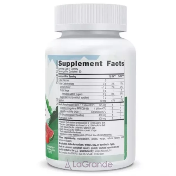 Nordic Naturals Zero Sugar Kids Probiotic ����������� ���������� ��� ����� ��� ������ �� ������ �������� � ������