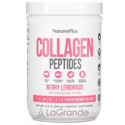 NaturesPlus Collagen Peptides Berry Lemonade ĳ������ ������� 