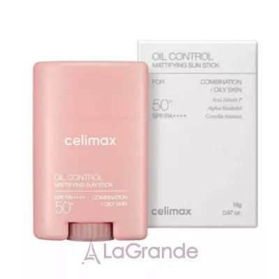Celimax Oil Control Mattifying Sun Stick SPF50+ PA++++ �������� ������������� ��� ��� �������� ������� ����