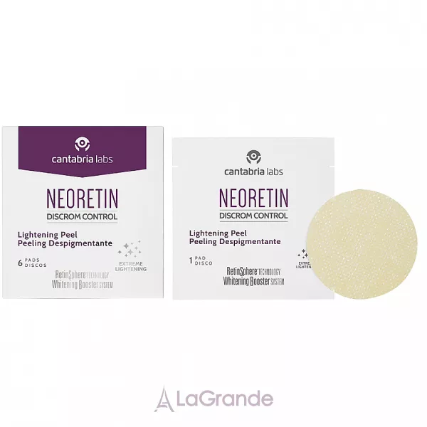 ������ Cantabria Labs Neoretin Discrom Control Pigment Peel Pads ����������� ������ ��� ����