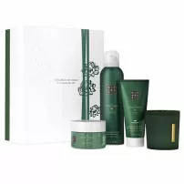 Rituals The Ritual of Jing Medium Gift Set 2025 ����� ��� ������ 2025 (sh/foam/200ml + candle/140g + b/cr/100ml + b/scrub/125g)