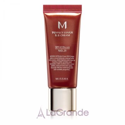 �ֲ��� Missha Perfect Cover BB Cream SPF42/PA++ BB-���� � ��������� ���������, 20 ��