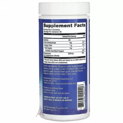 Natural Vitality CALM Magnesium Supplement Raspberry-Lemon ����������� ������� � ������� 330 �� �� ������ ������- �����