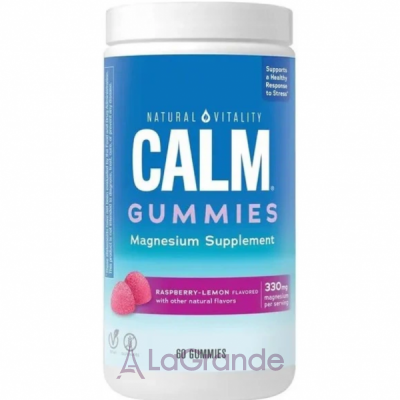 Natural Vitality CALM Magnesium Supplement Raspberry-Lemon ����������� ������� � ������� 330 �� �� ������ ������- �����