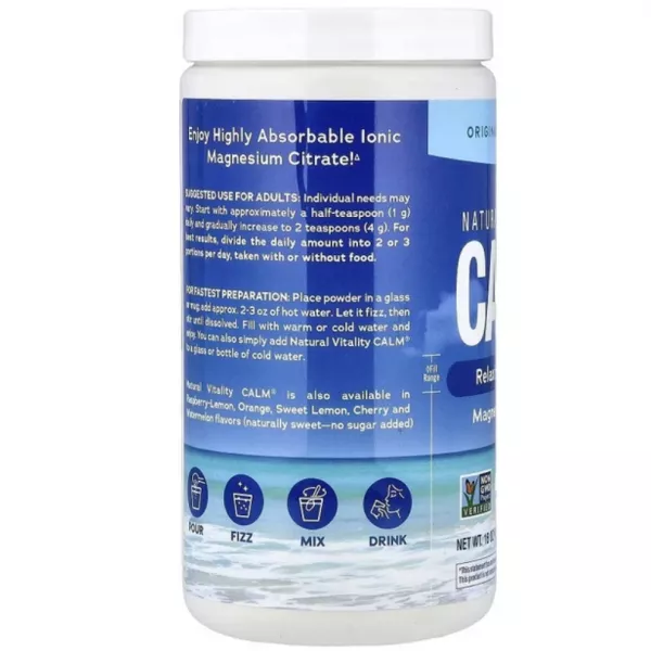 Natural Vitality CALM Magnesium Unflavored ����������� ������� ������ � ������� 350 �� ��� ��������������