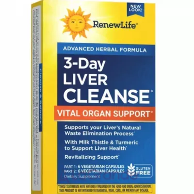 Renew Life 3 Day Liver Cleanse ����������� ������� ��� 3-�������� �������� ������