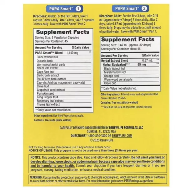 Renew Life ParaSmart Cleansing Formula ����������� �������  15-������� ��������� ��� �������� ���������