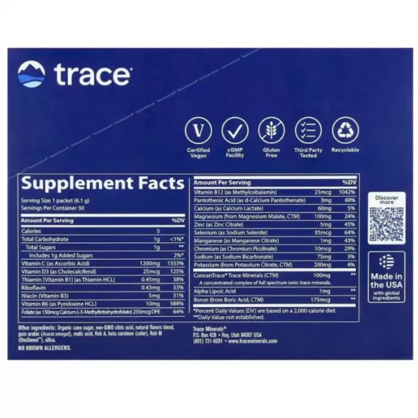 Trace Minerals Research Electrolyte Stamina Power Pak ����������� ������� 