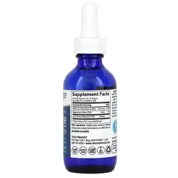 Trace Minerals Research Ionic Iodine 225mcg ����������� ������� 
