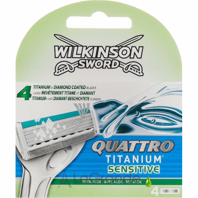 Wilkinson Sword Quattro Titanium Sensitive ������� ������ (4 ��.)