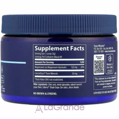 Trace Minerals Research Magnesium Glycinate Powder ������� ������� 
