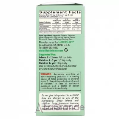 Childlife Clinicals Liquid Iron ������ ������ ��� ����� � ����������� ������� ������