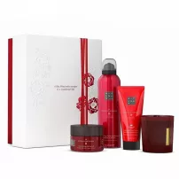 Rituals The Ritual of Ayurveda Medium Gift Set 2025 ���������� ����� 2025 (b/cr/100 g + b/scrub/125 g + sh/gel/200 ml + candle/140g)