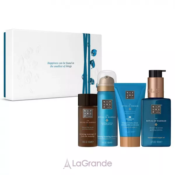 Rituals The Ritual of Hammam Small Gift Set 2025 ����� ��� ���� 2025 (���� ��� ����, 50 �� + ����, 70 �� + ����� ��� �������, 50 �� + ������ ���� ��� ���, 110 ��)