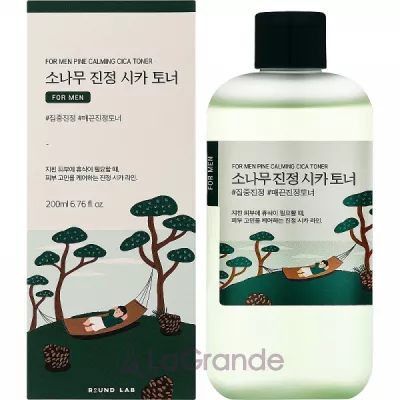 Round Lab For Men Pine Calming Cica Toner ������������ ����� ��� ������� � ����������� ����� � �������