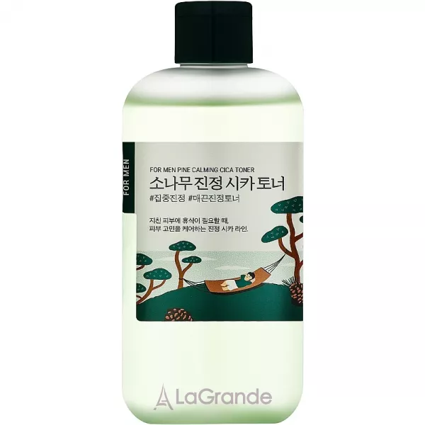 Round Lab For Men Pine Calming Cica Toner ������������ ����� ��� ������� � ����������� ����� � �������