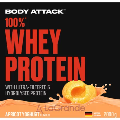 Body Attack 100% Whey Protein Apricot Yogurt ������������ ������ 