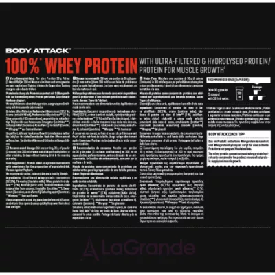 Body Attack 100% Whey Protein Apricot Yogurt ������������ ������ 